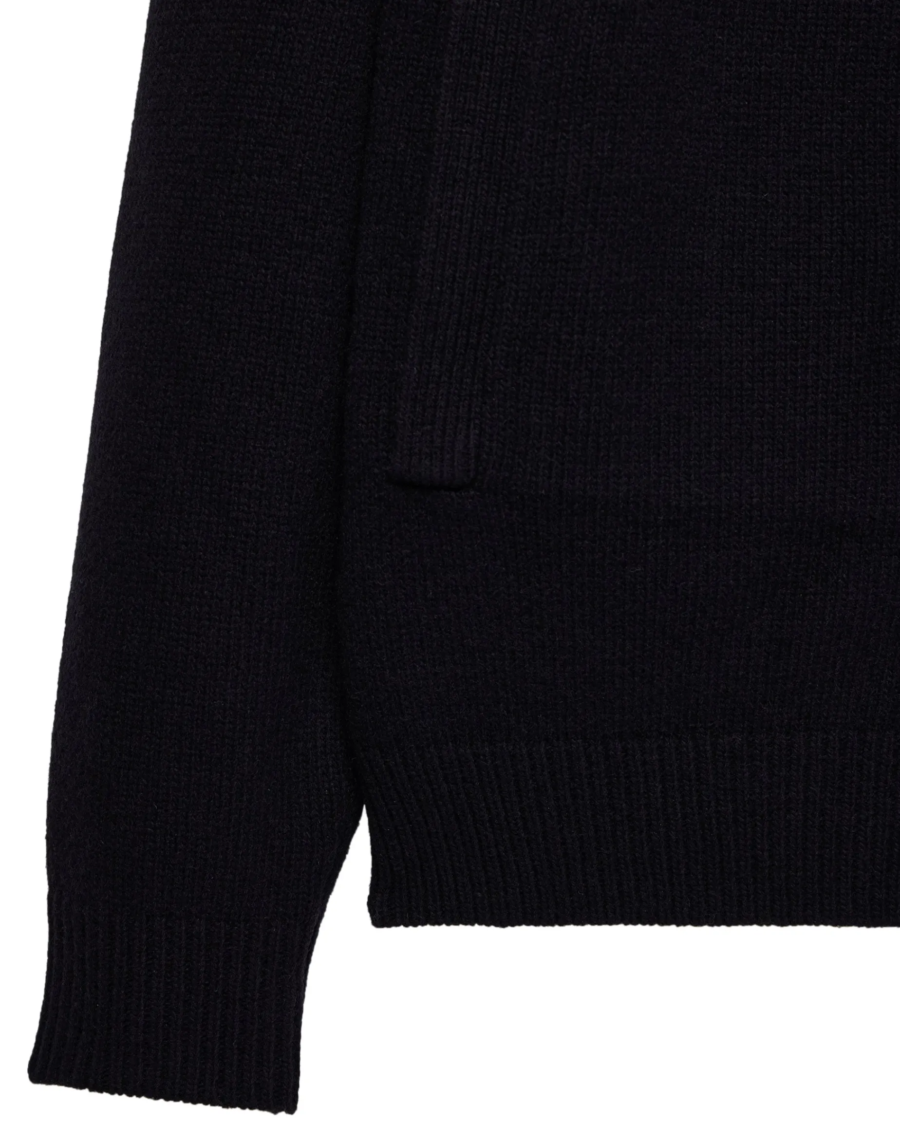 Lauda Knitted Wool Cardigan Black