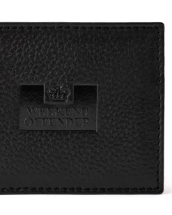 Leather Billfold Wallet With Gift Box Black