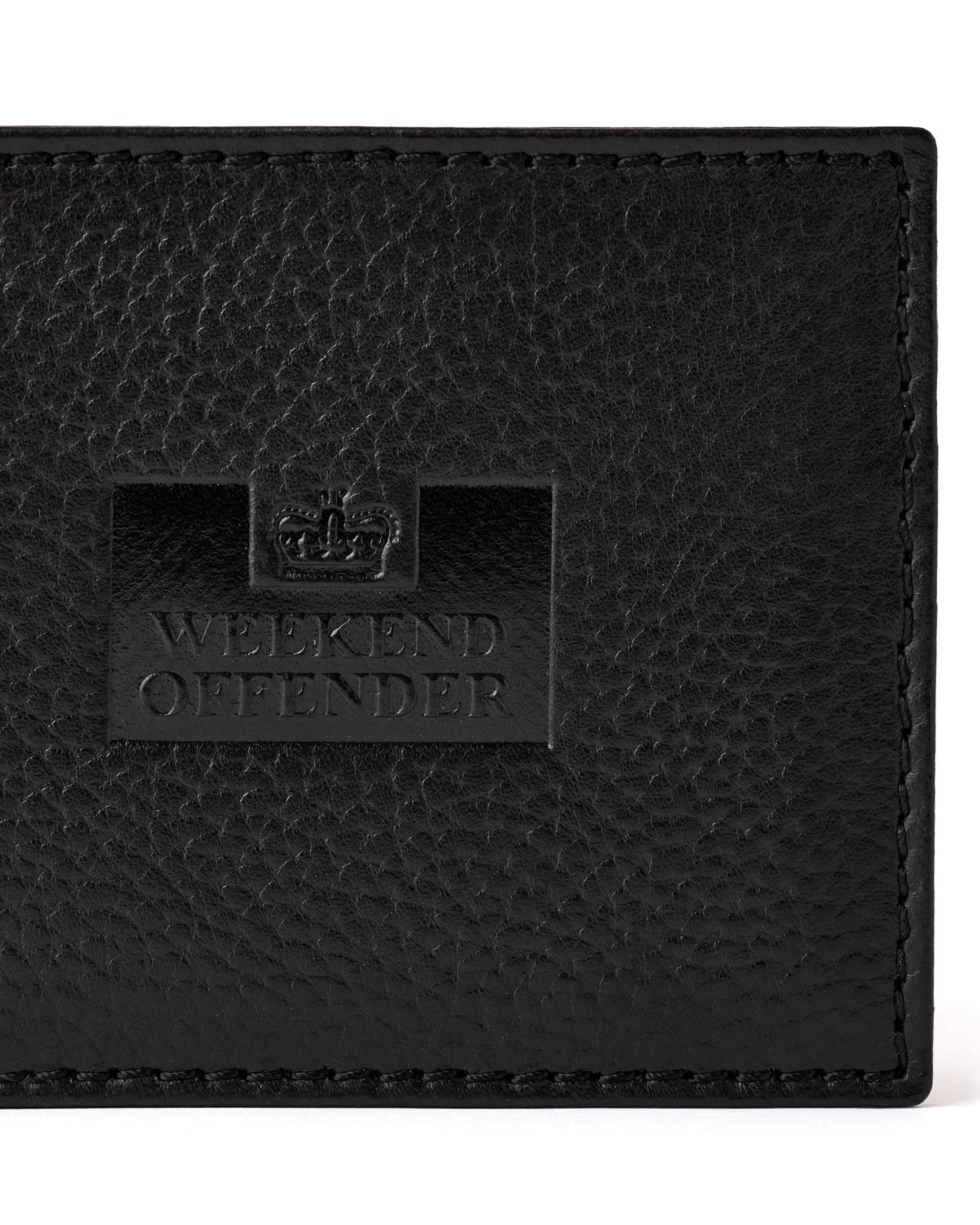 Leather Billfold Wallet With Gift Box Black