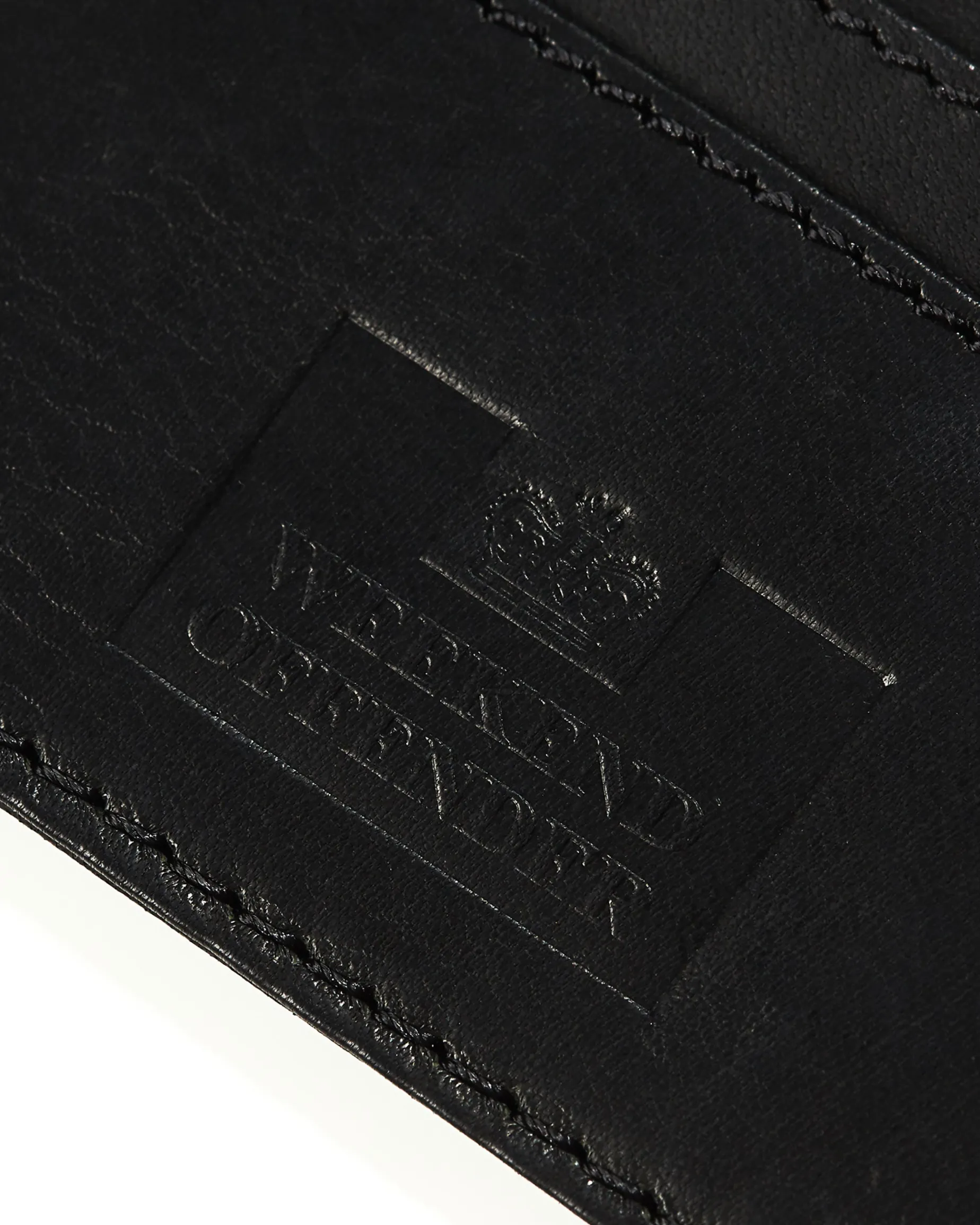 Leather Card Holder Black
