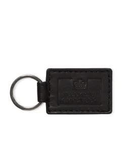 Leather Key Fob Black