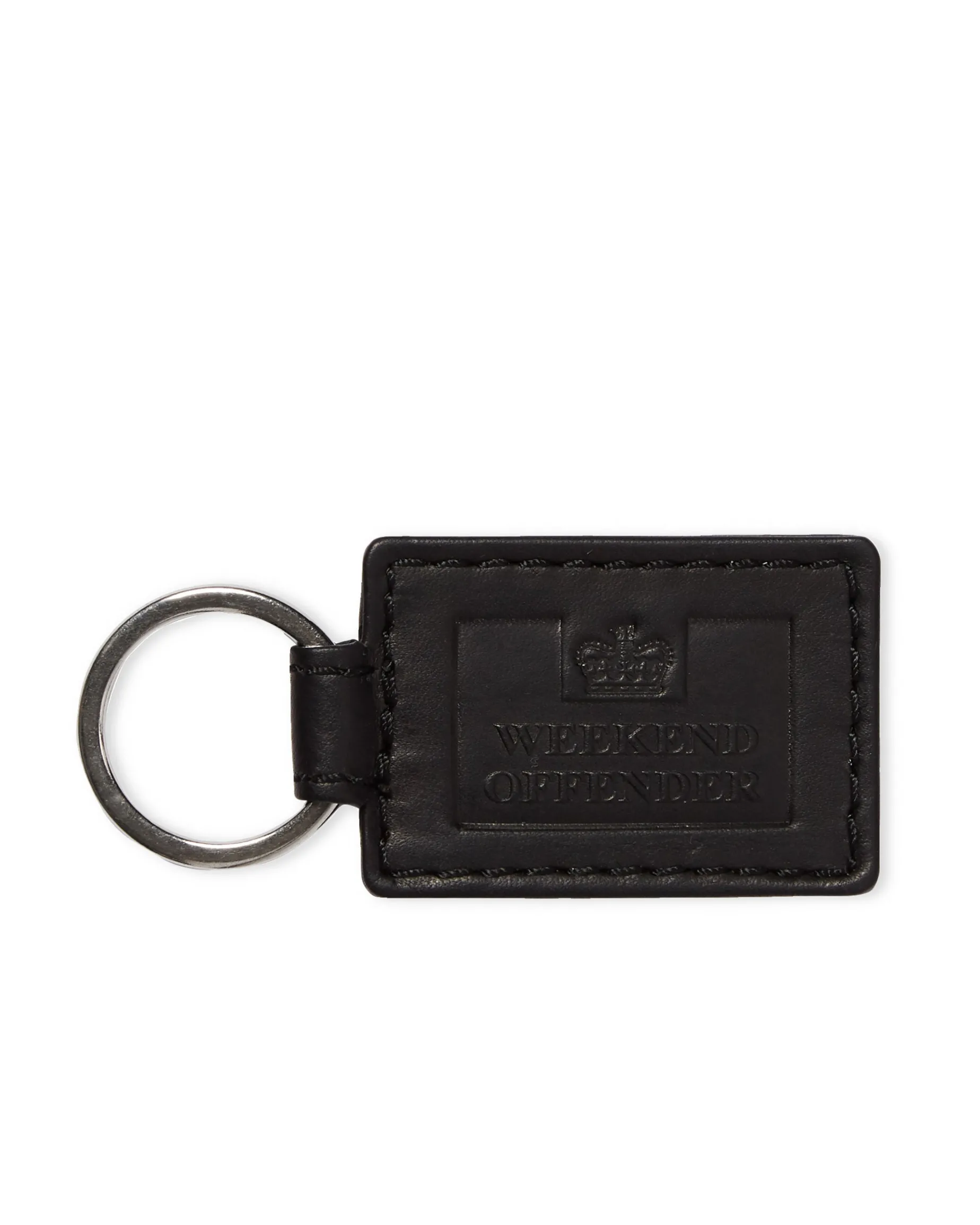 Leather Key Fob Black