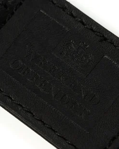Leather Key Fob Black