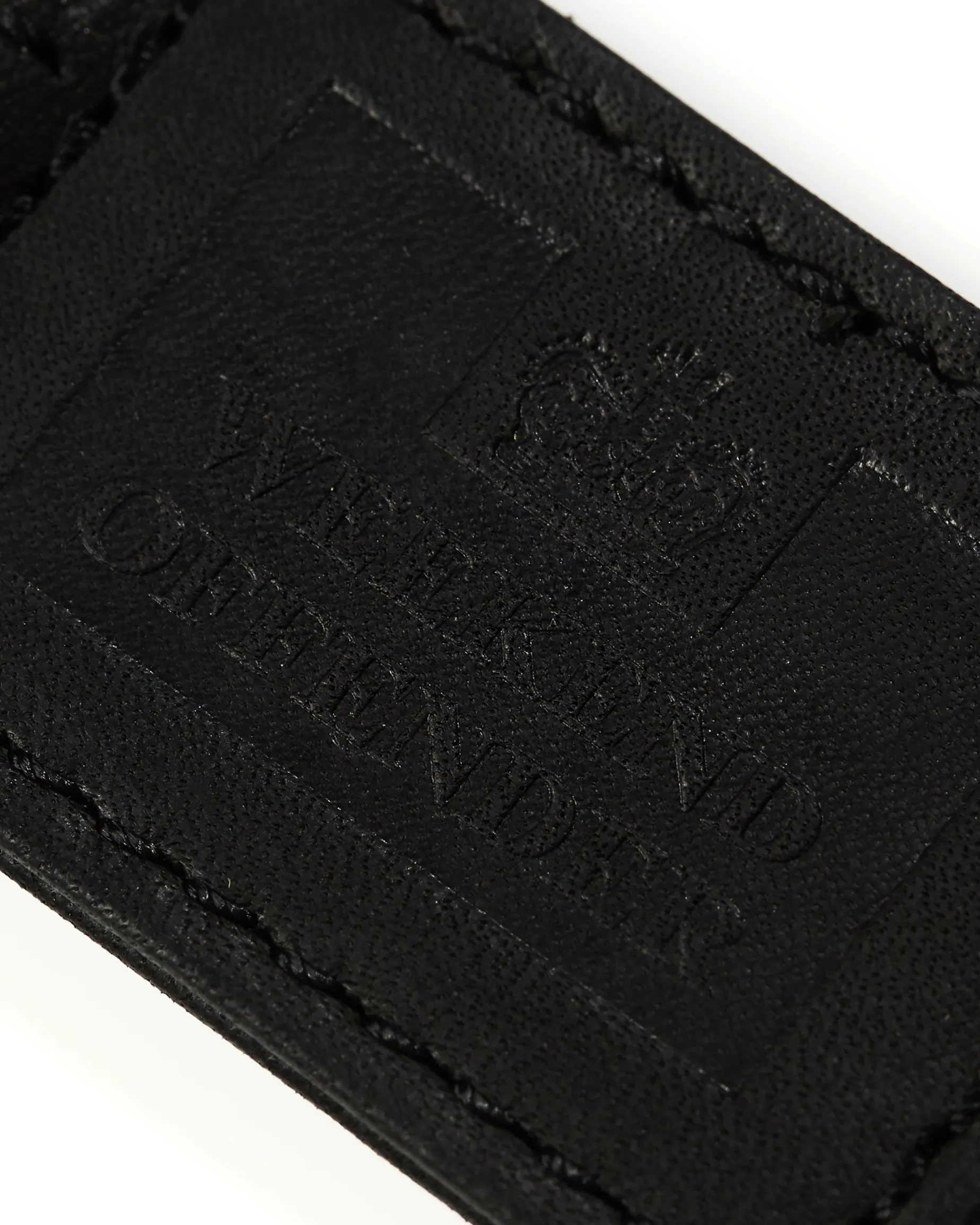 Leather Key Fob Black