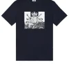 Leo Gregory Mono Graphic T-Shirt Navy