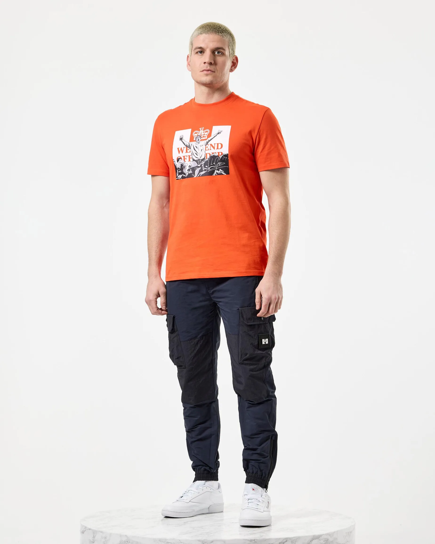 Leo Gregory Mono Graphic T-Shirt Pure Orange