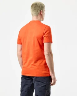 Leo Gregory Mono Graphic T-Shirt Pure Orange