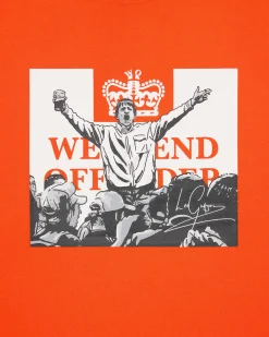 Leo Gregory Mono Graphic T-Shirt Pure Orange
