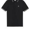 Levanto Polo Shirt Black/Bark Brown