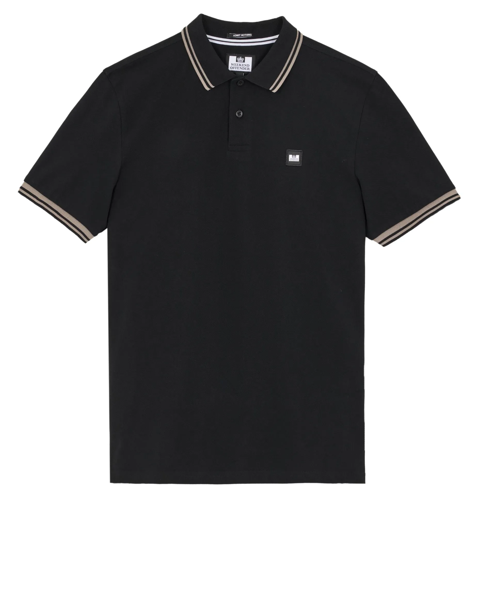 Levanto Polo Shirt Black/Bark Brown