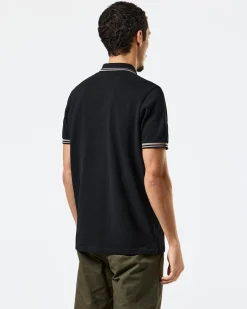 Levanto Polo Shirt Black/Bark Brown