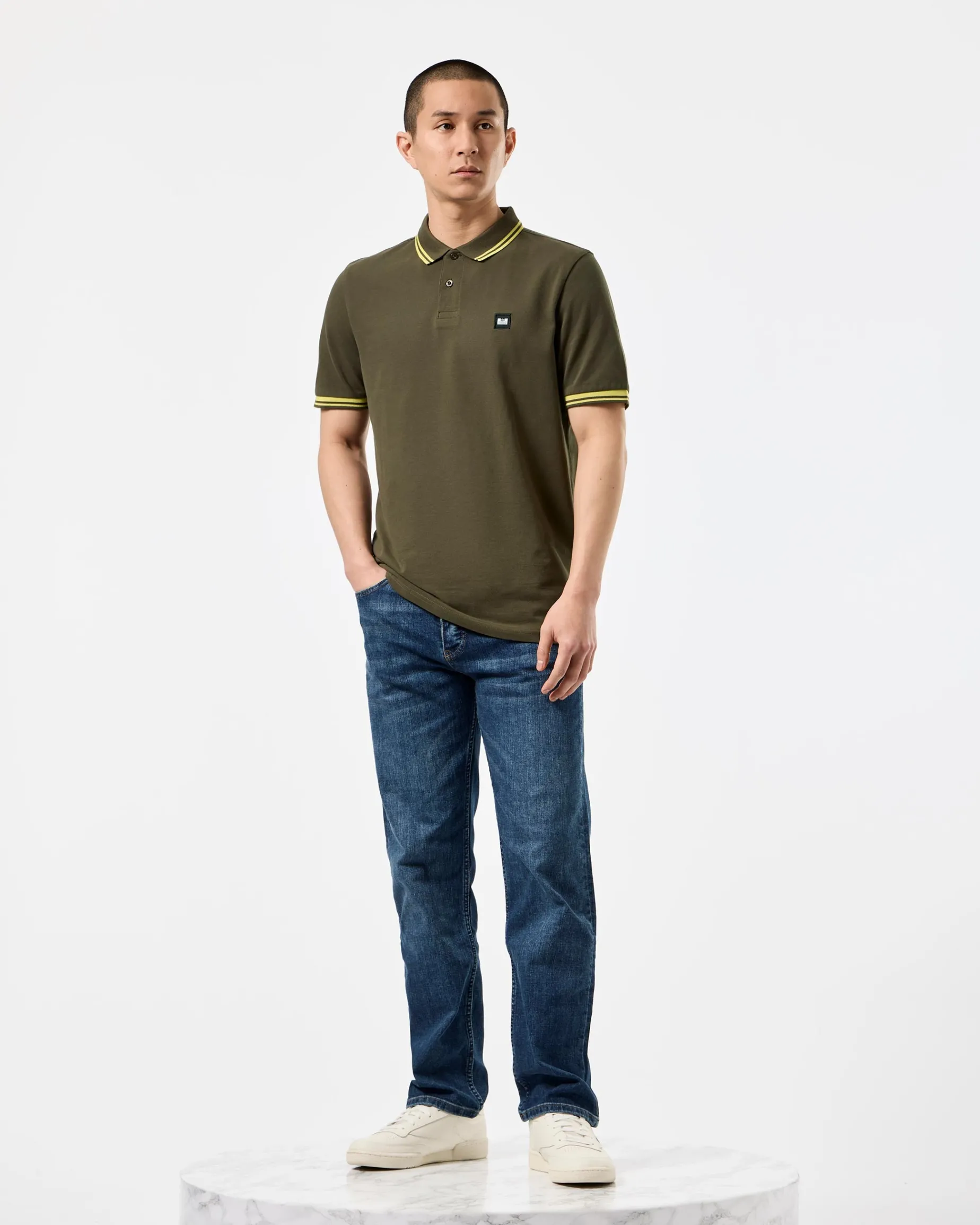 Levanto Polo Shirt Castle Green/Peridot Green