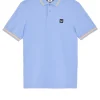 Levanto Polo Shirt Cornflower Blue/Deep Champagne