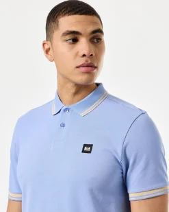 Levanto Polo Shirt Cornflower Blue/Deep Champagne