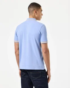 Levanto Polo Shirt Cornflower Blue/Deep Champagne