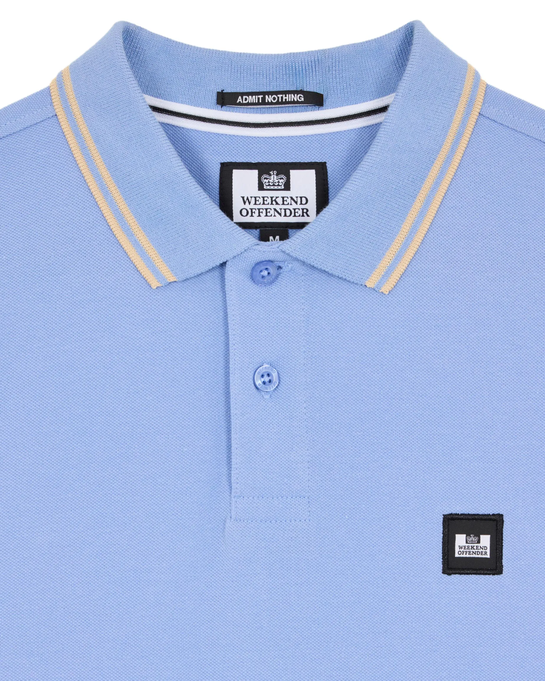 Levanto Polo Shirt Cornflower Blue/Deep Champagne