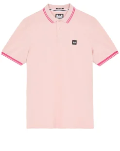 Levanto Polo Shirt Pale Blush Pink/Candy Pink