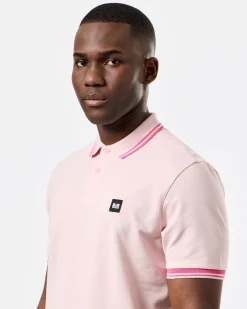 Levanto Polo Shirt Pale Blush Pink/Candy Pink
