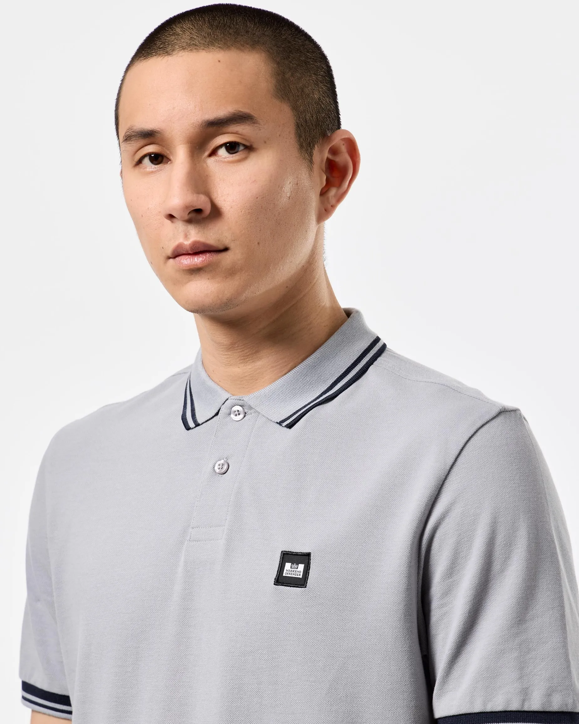 Levanto Polo Shirt Smokey Grey/Navy