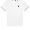 Levanto Polo Shirt White/Cornflower Blue