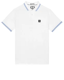 Levanto Polo Shirt White/Cornflower Blue