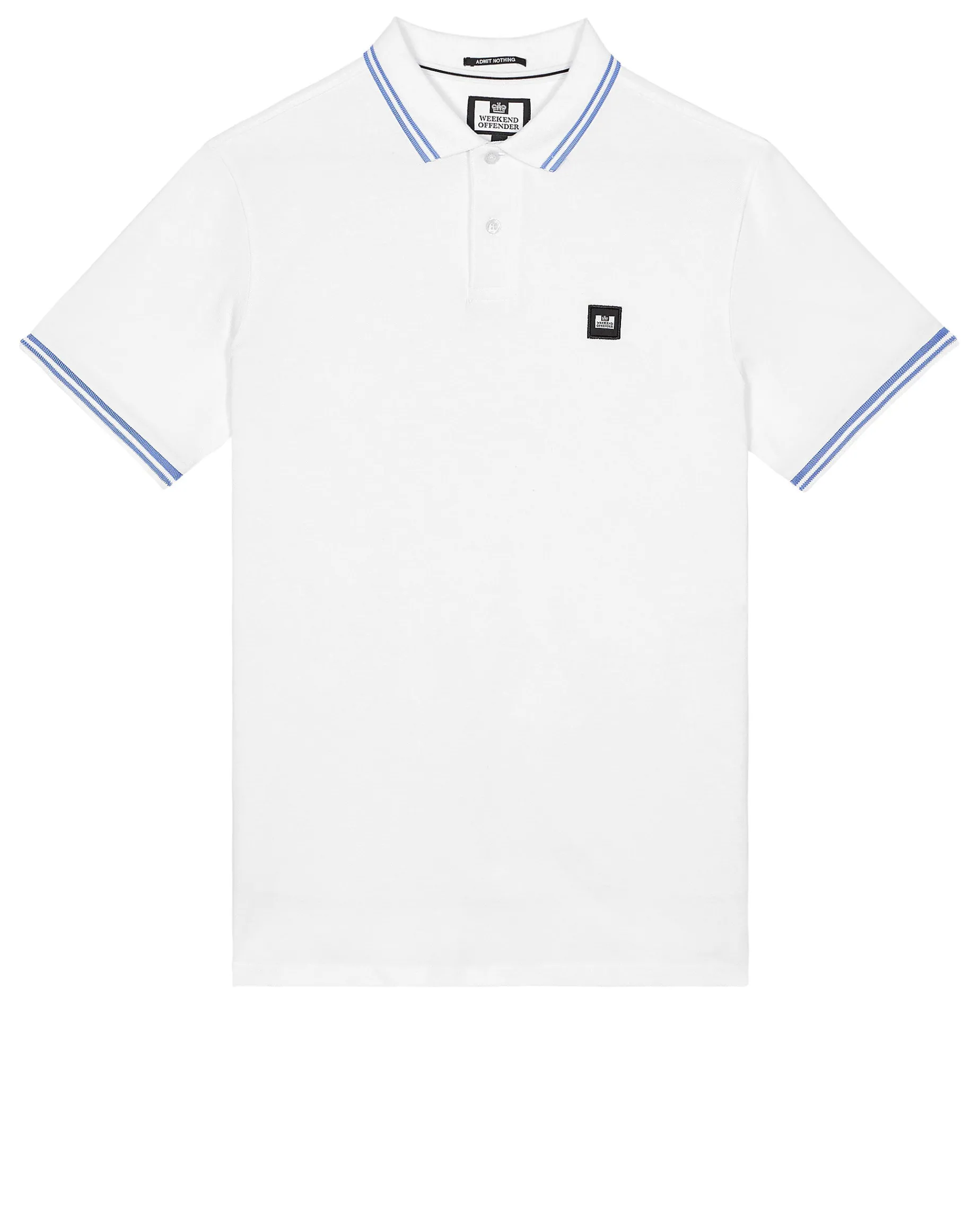 Levanto Polo Shirt White/Cornflower Blue