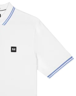 Levanto Polo Shirt White/Cornflower Blue