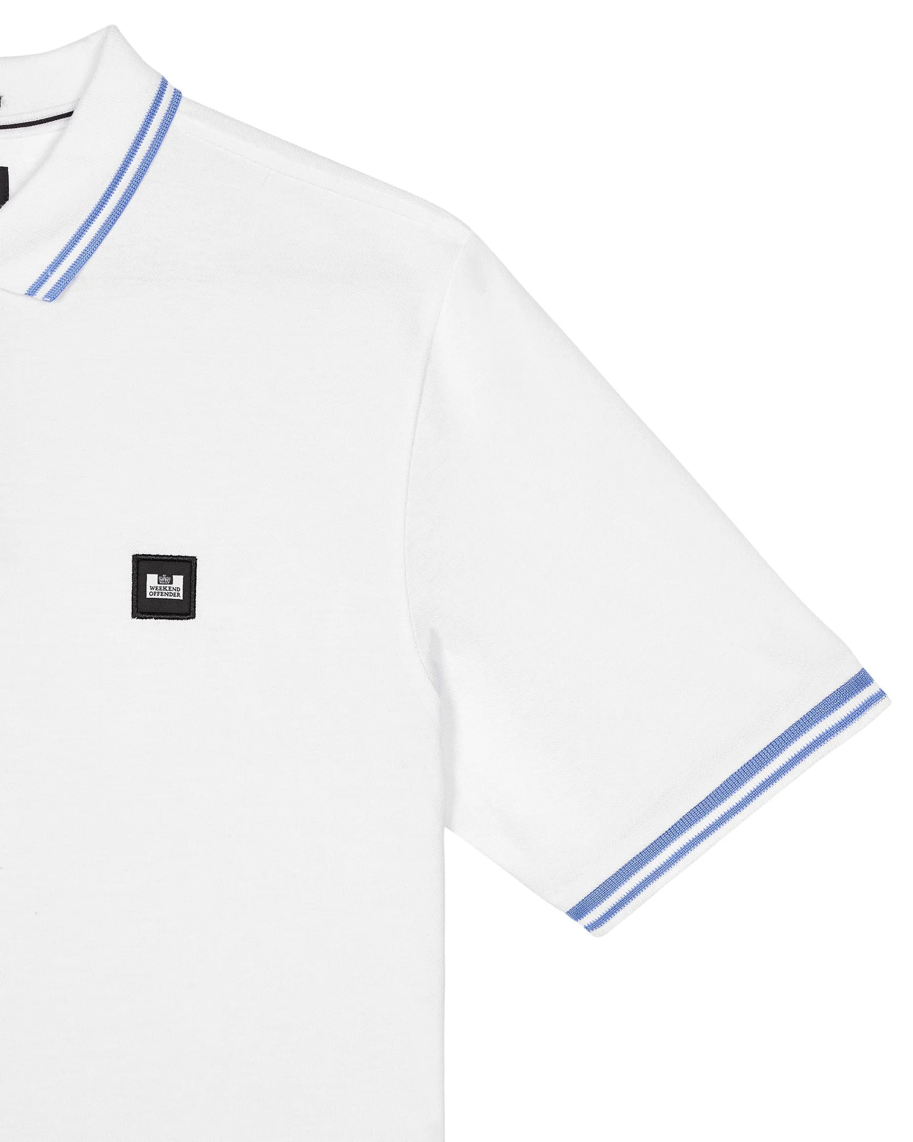 Levanto Polo Shirt White/Cornflower Blue