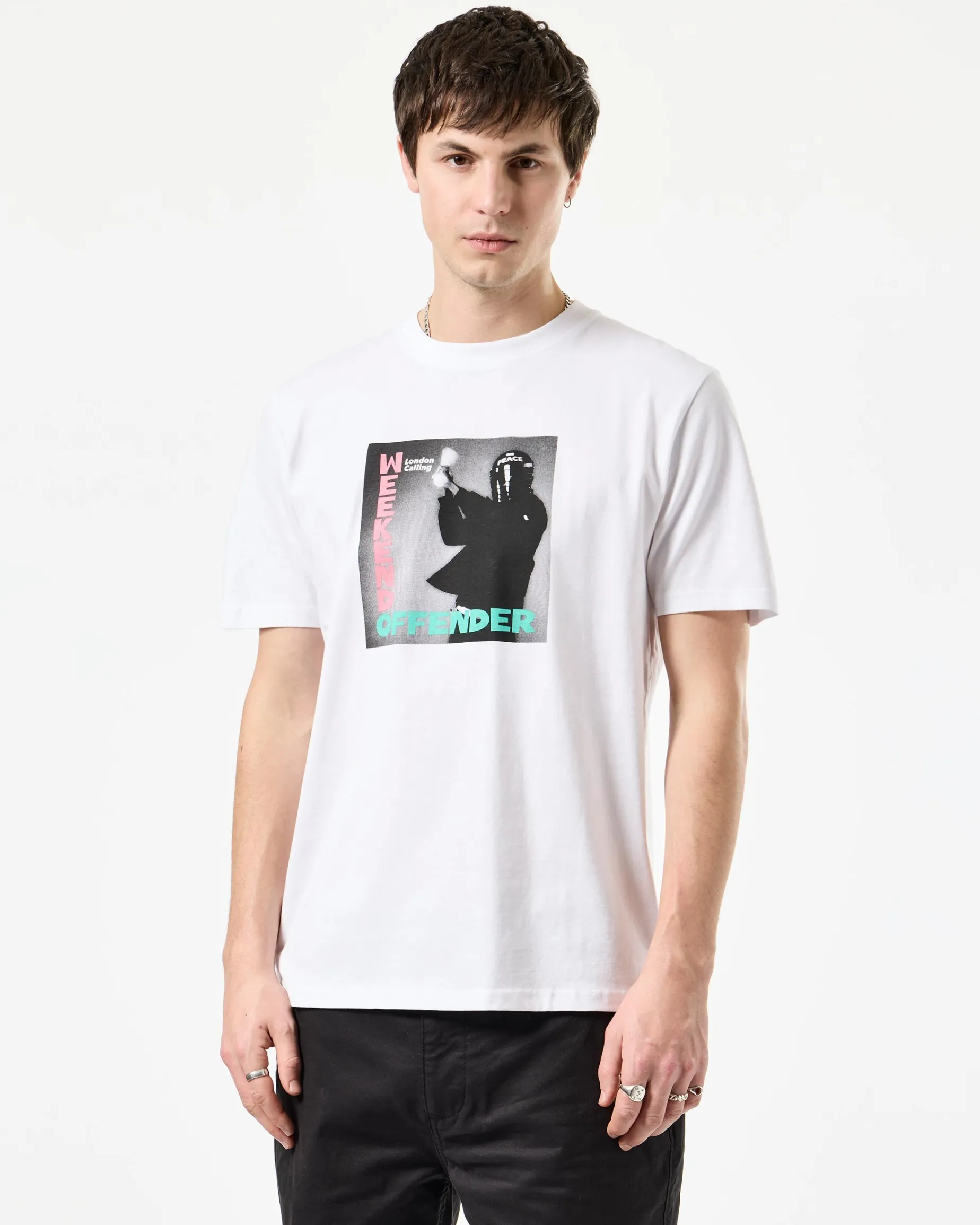 London Calling Graphic T-Shirt White
