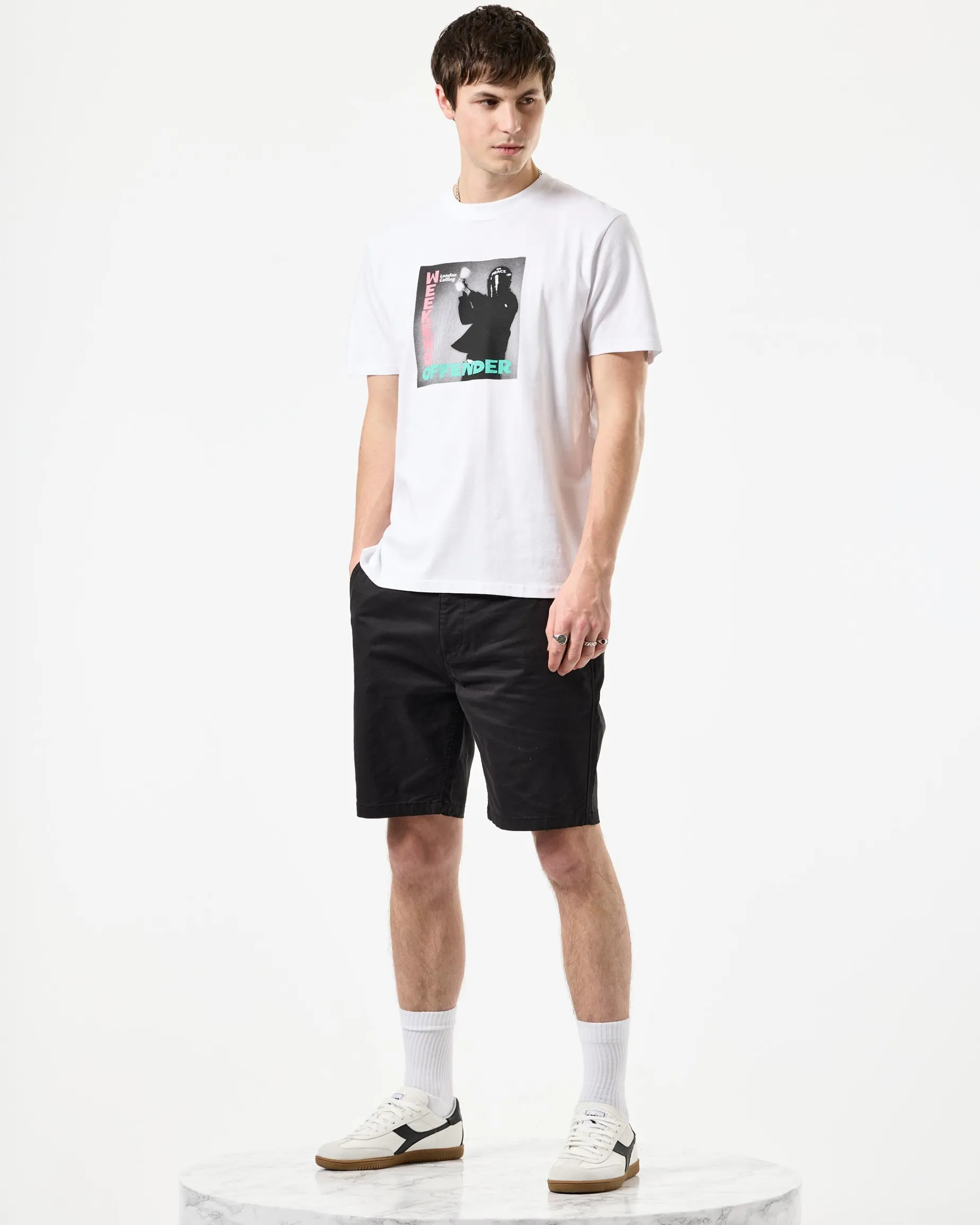 London Calling Graphic T-Shirt White
