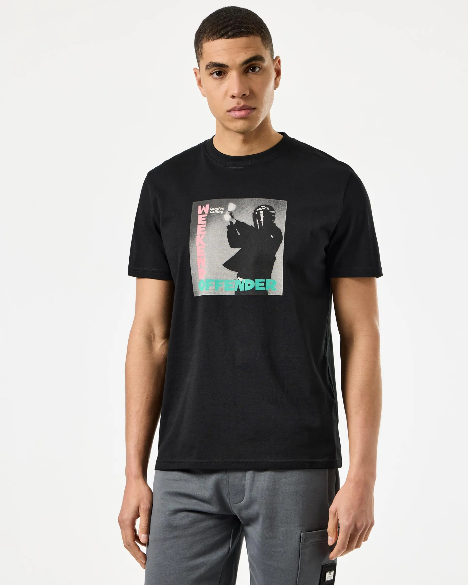 London Calling Graphic T-Shirt Black