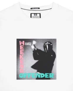 London Calling Graphic T-Shirt White