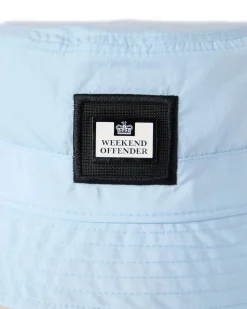 Long Beach Blvd Bucket Hat Ocean Wave Blue