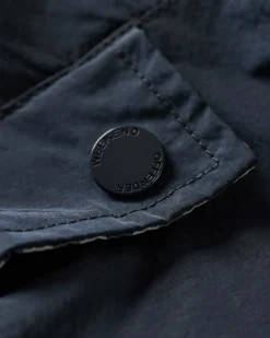 Manaus Check Over Head Jacket Navy