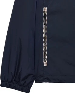 Manaus Check Over Head Jacket Navy