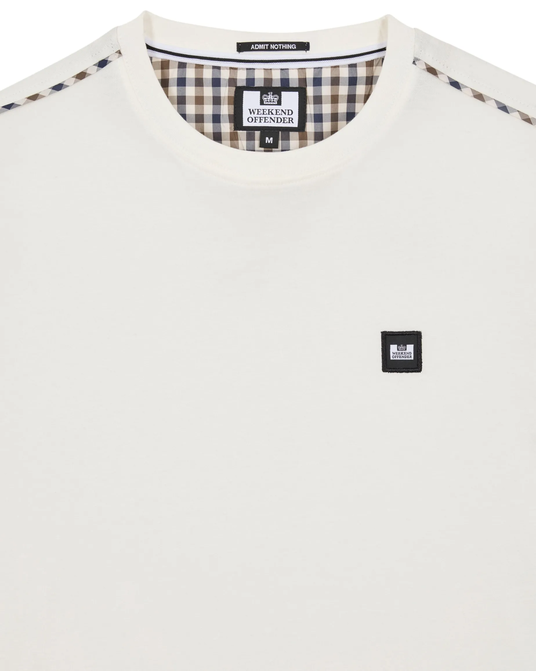 Manuel T-Shirt Ghost/Mid House Check