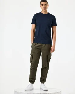 Manuel T-Shirt Navy/Mid House Check