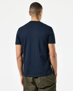 Manuel T-Shirt Navy/Mid House Check