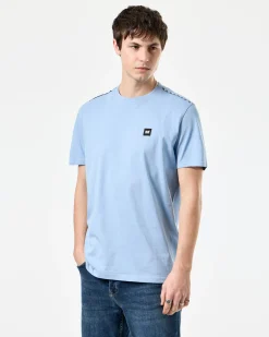 Manuel T-Shirt Sea Marine Blue/Mid House Check