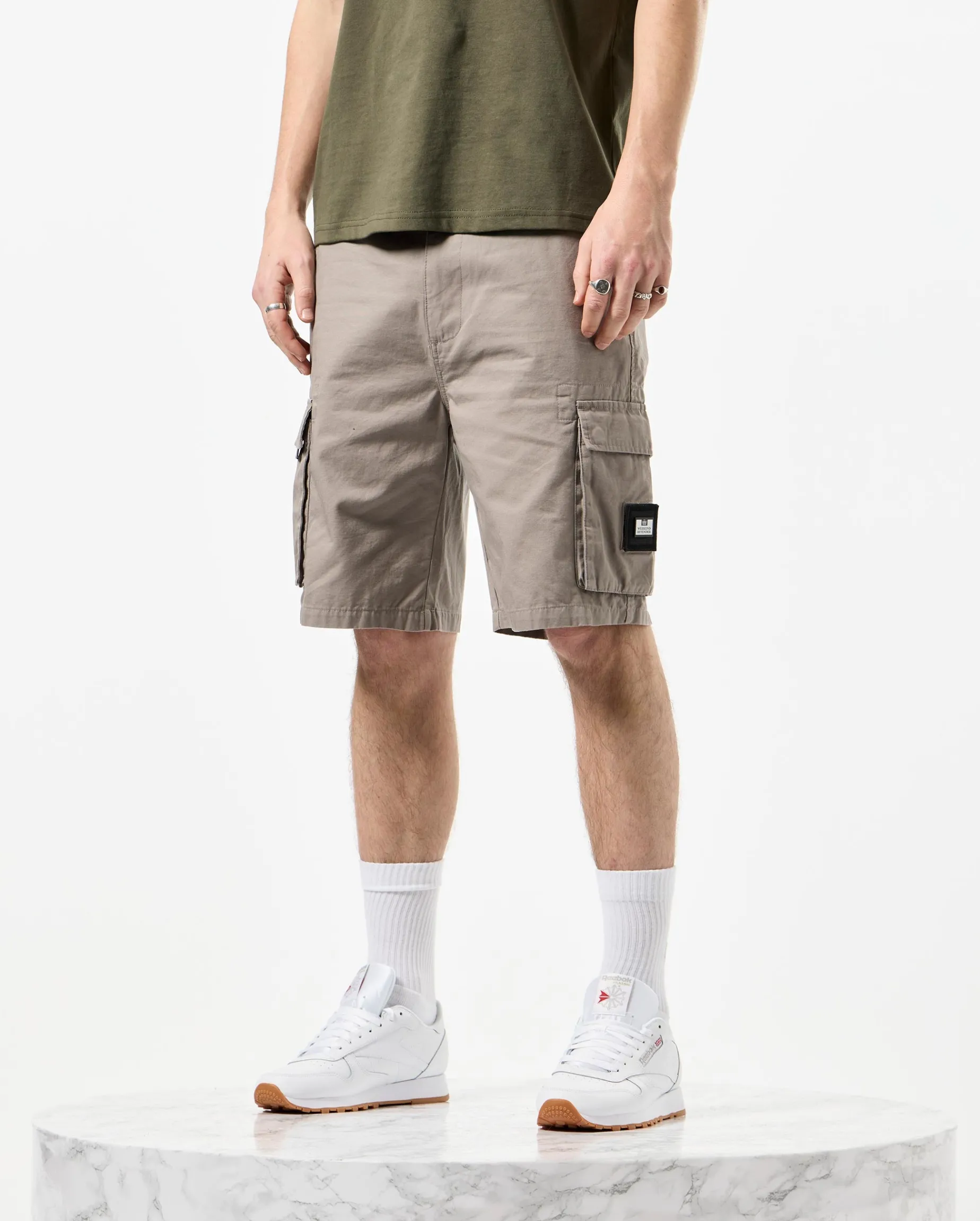 Mascia Cargo Shorts Bark Brown