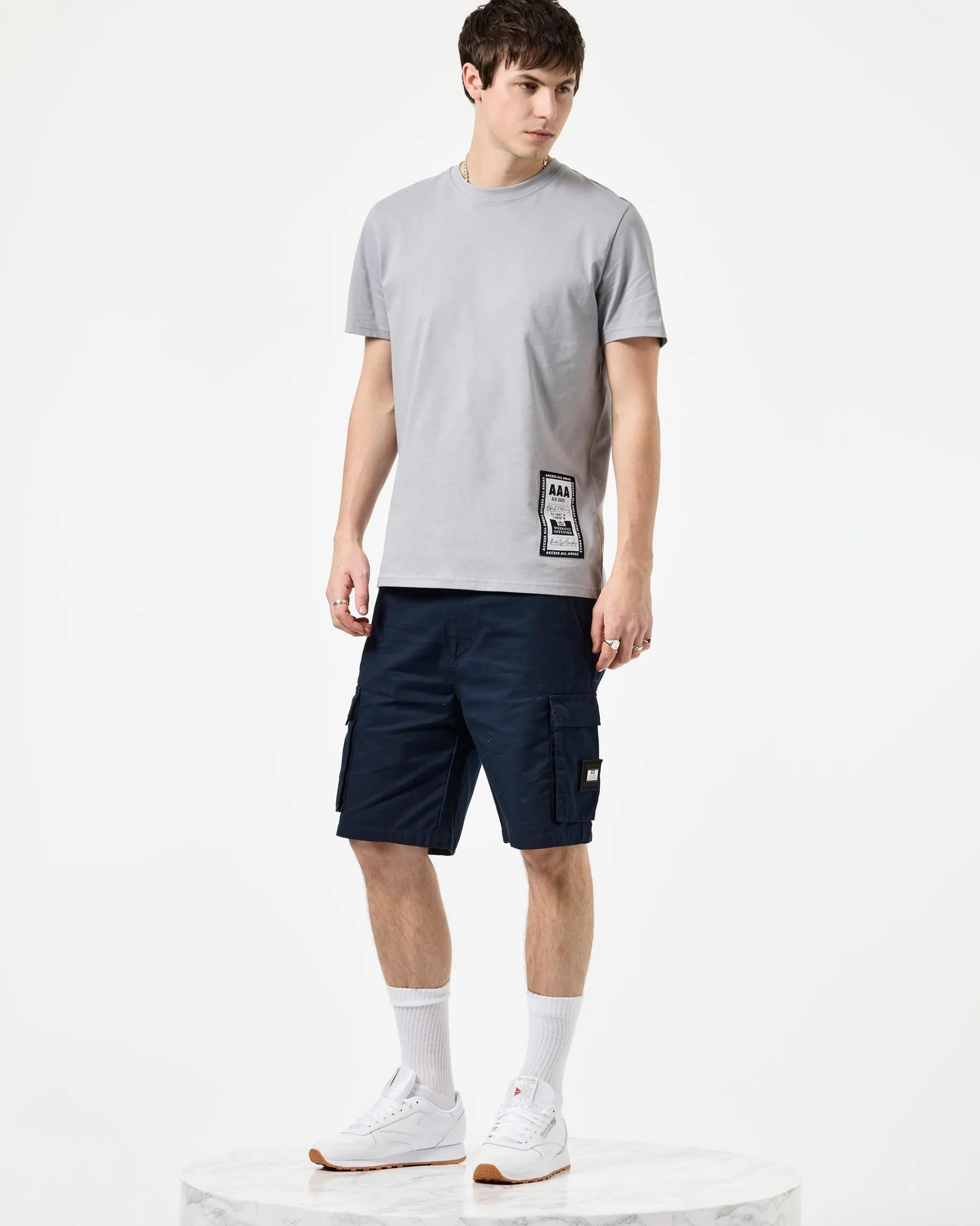 Mascia Cargo Shorts Navy