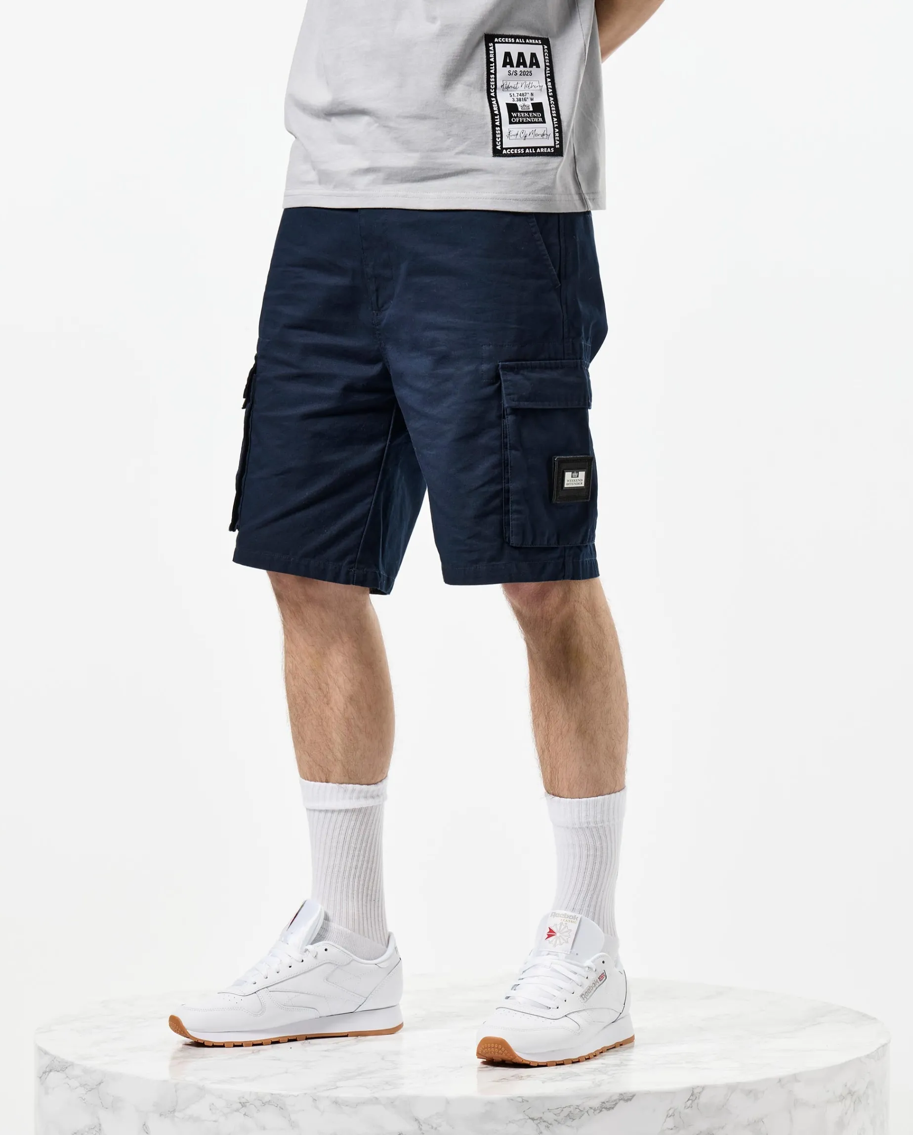 Mascia Cargo Shorts Navy