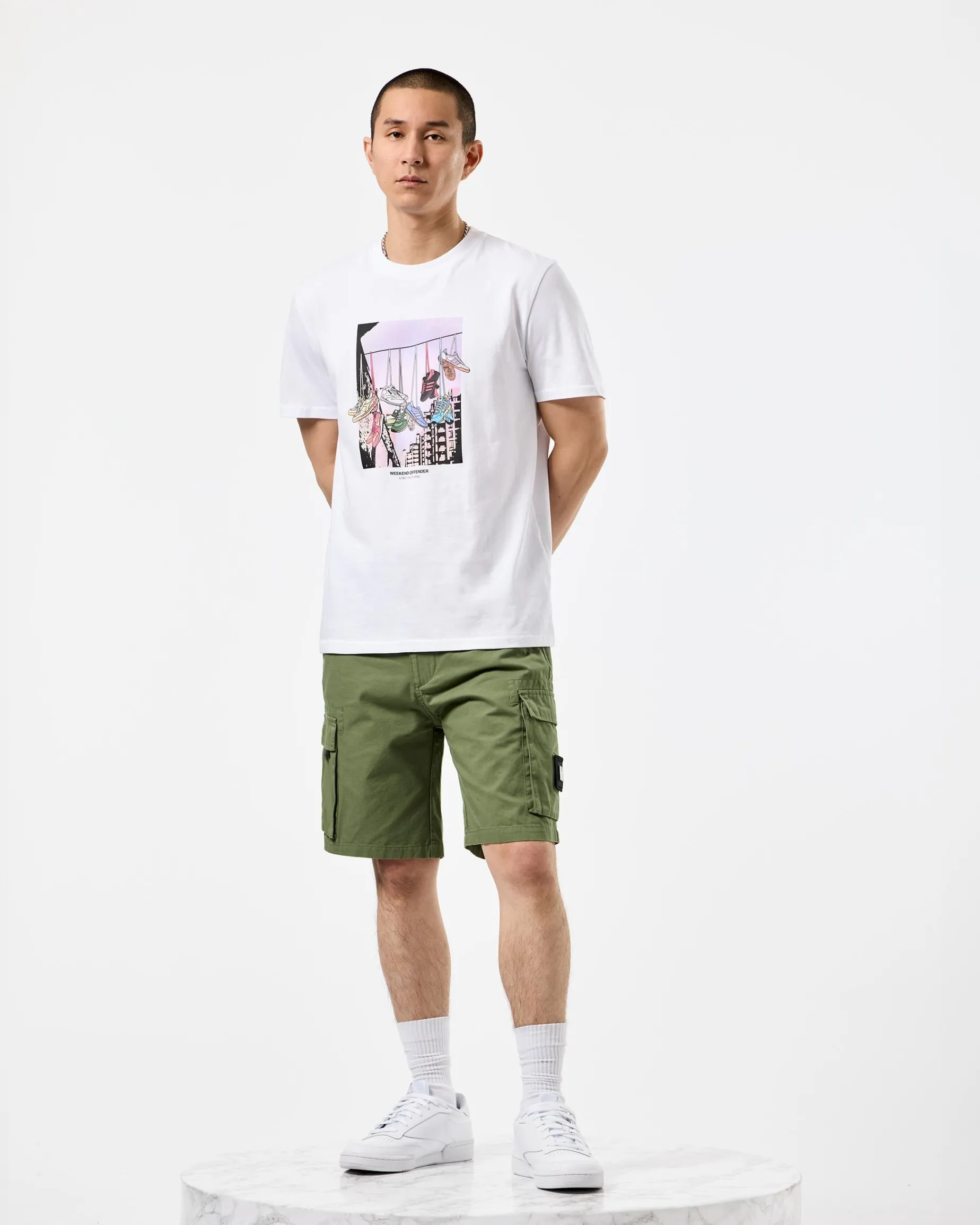 Mascia Cargo Shorts Sapling Green