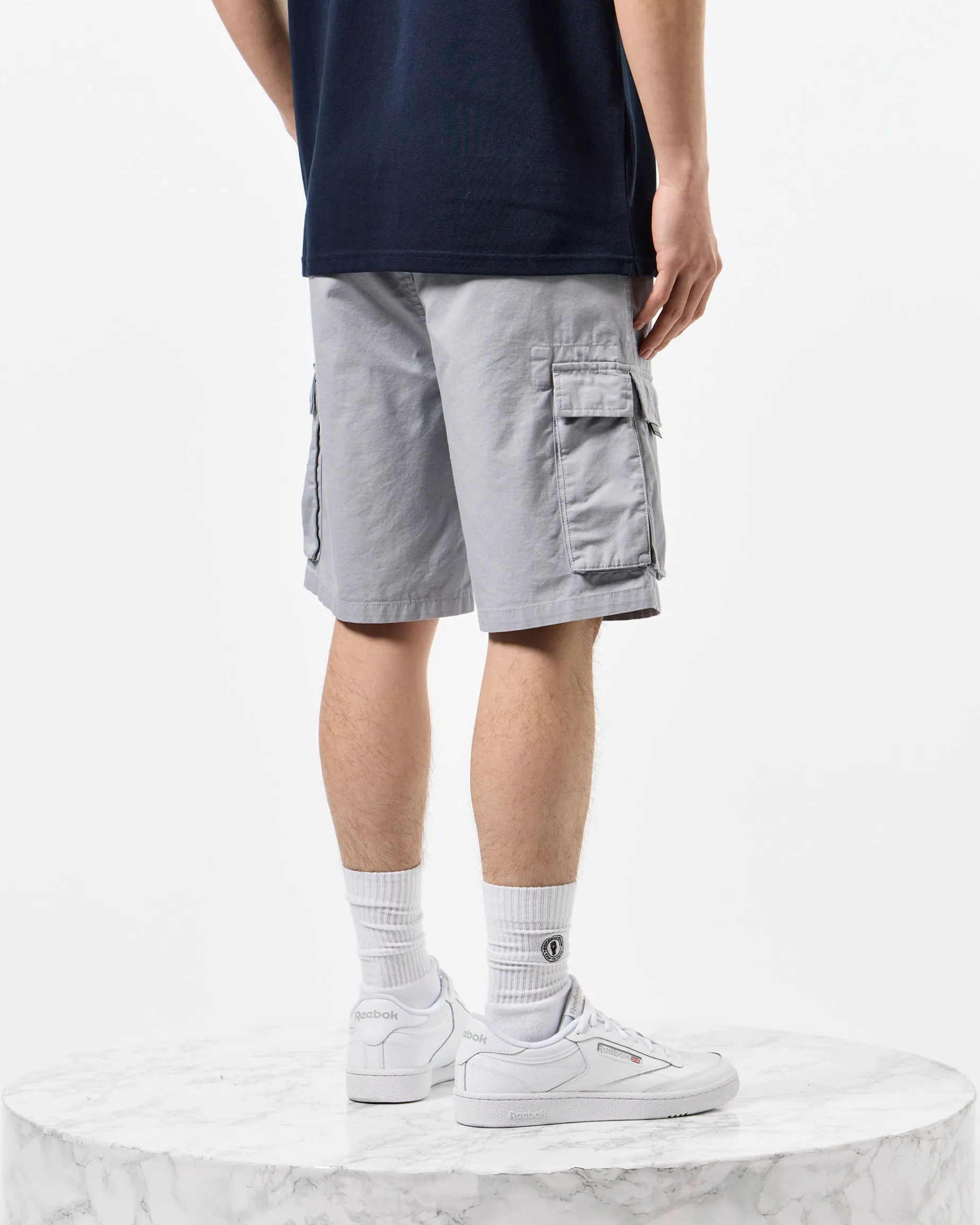 Mascia Cargo Shorts Smokey Grey