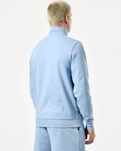 Matisa Quarter Zip Sweatshirt Sea Marine Blue/Mid House Check