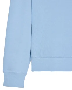 Matisa Quarter Zip Sweatshirt Sea Marine Blue/Mid House Check
