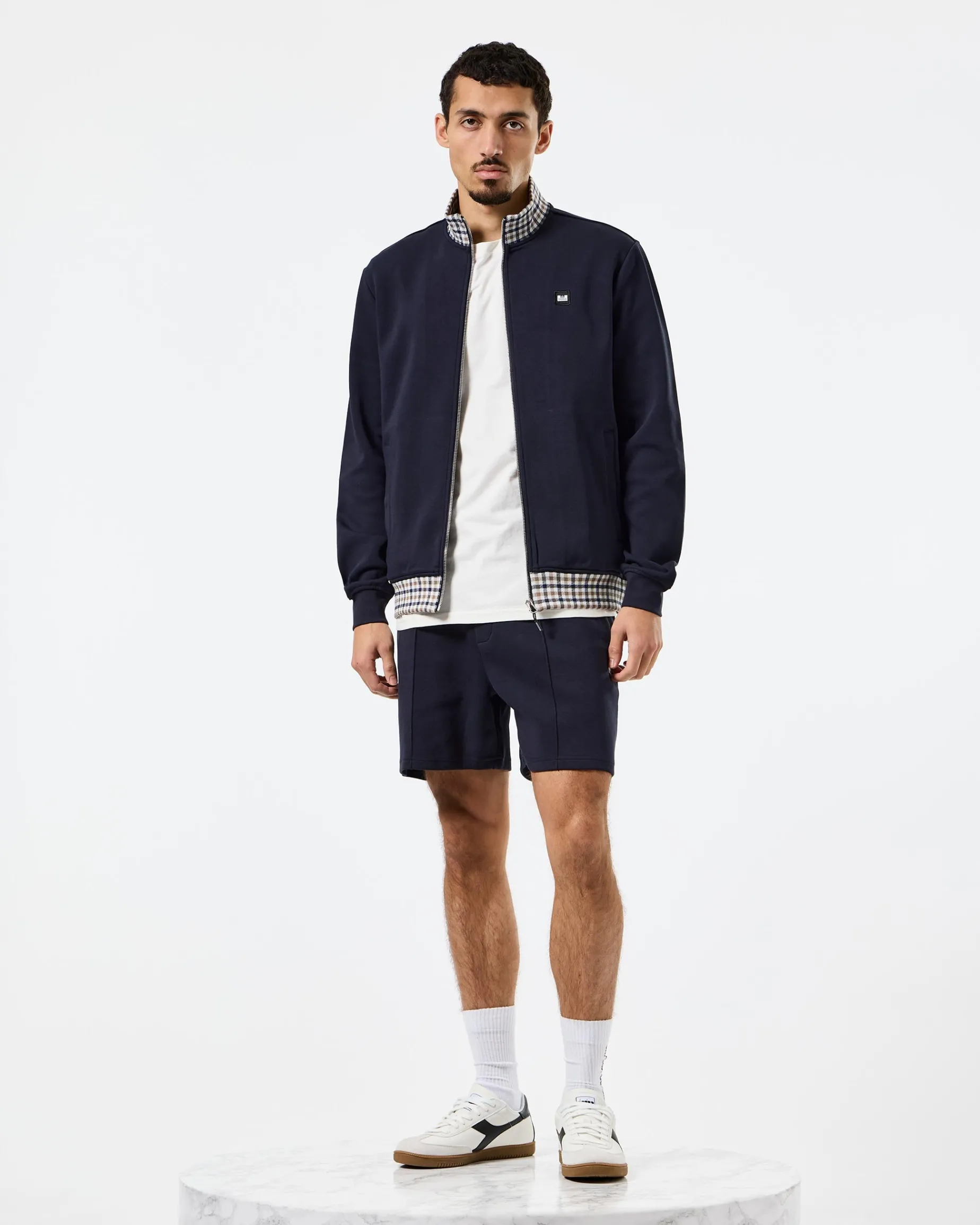 Maya Track Shorts Navy
