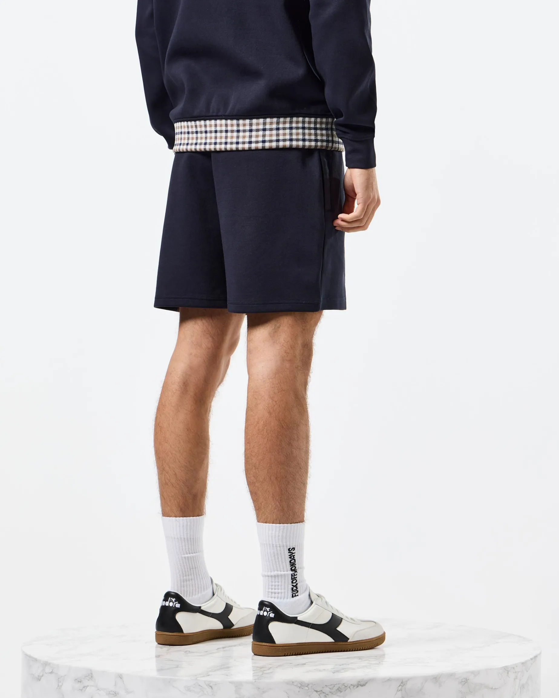 Maya Track Shorts Navy