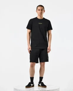 Millergrove T-Shirt Black/Peridot Green