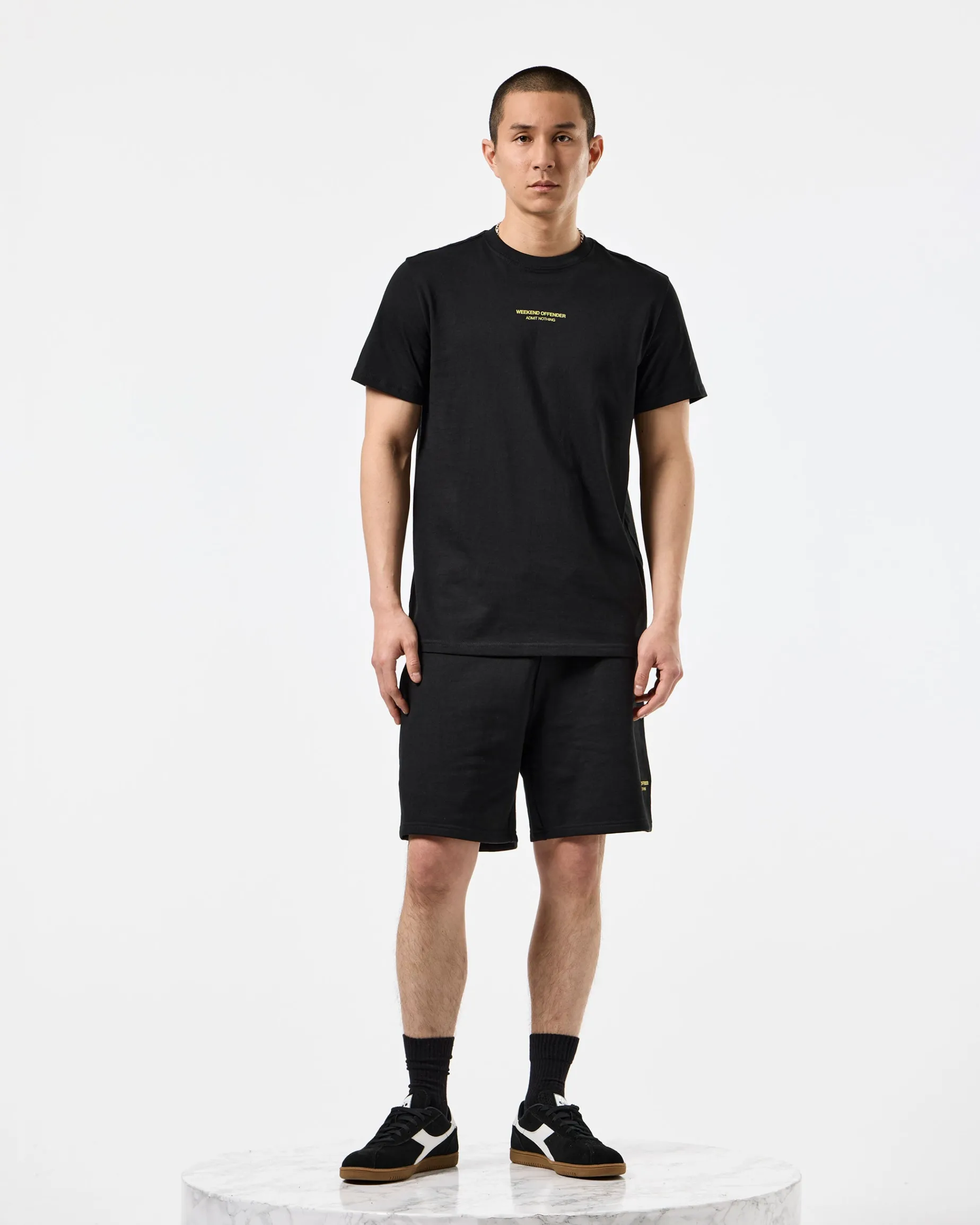 Millergrove T-Shirt Black/Peridot Green